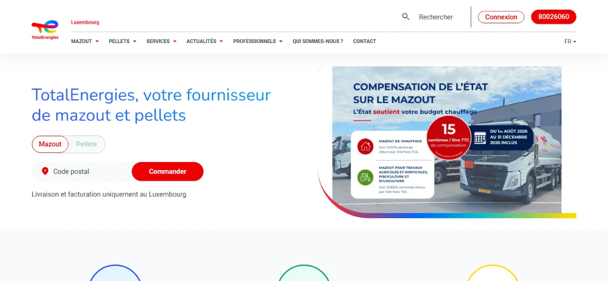 Site TotalEnergies LU réalisé par APE Com’